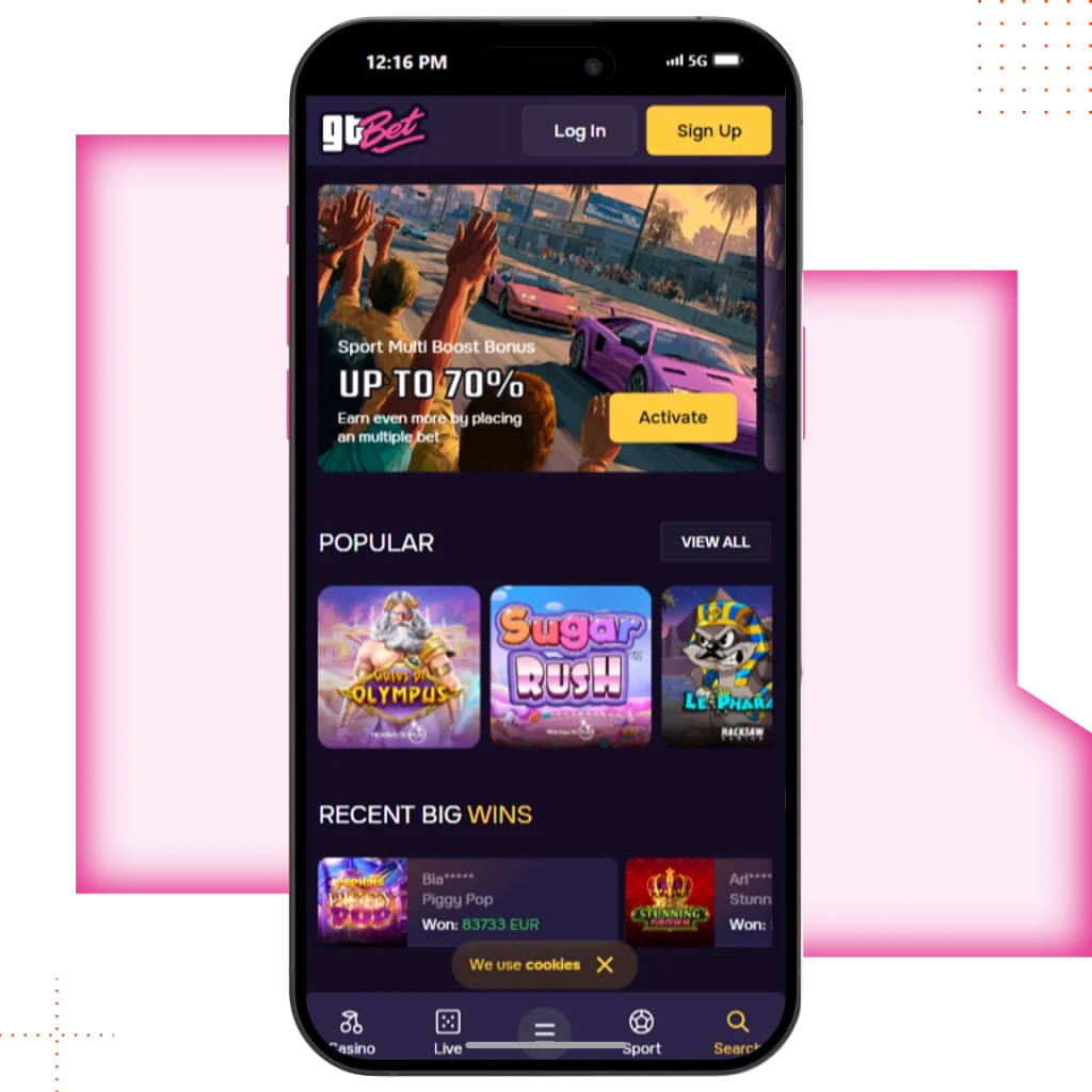 gtbet casino m download
